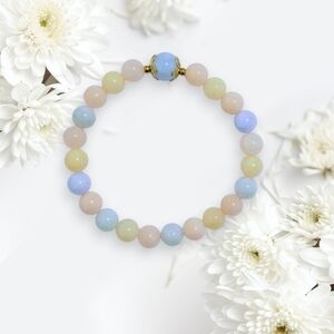Jade/Chalcedony Bracelet